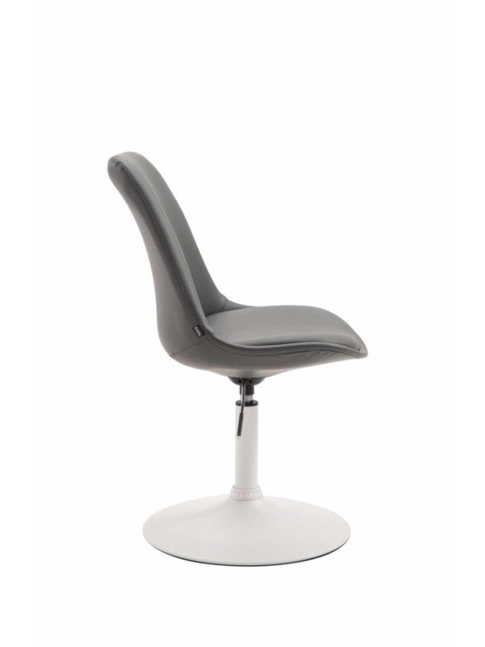 Set van 4 eetkamerstoelen Maverick W kunstleer, grijs