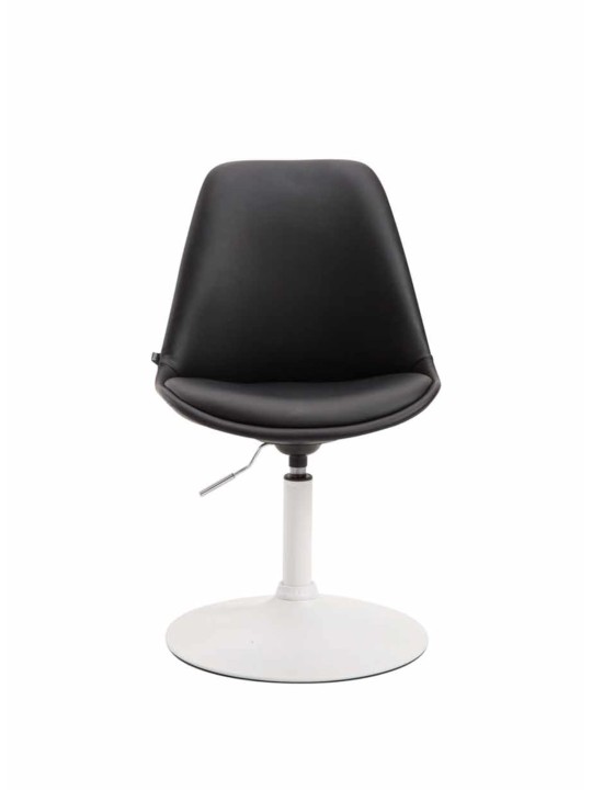 Set van 4 eetkamerstoelen Maverick W kunstleer, zwart