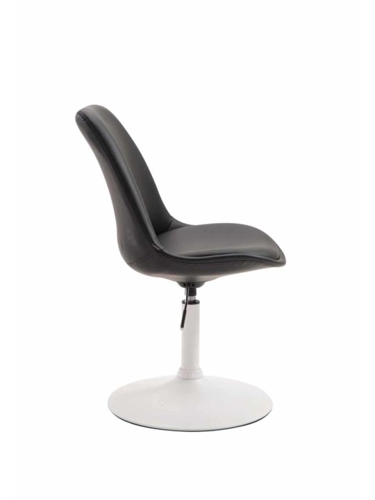 Set van 4 eetkamerstoelen Maverick W kunstleer, zwart