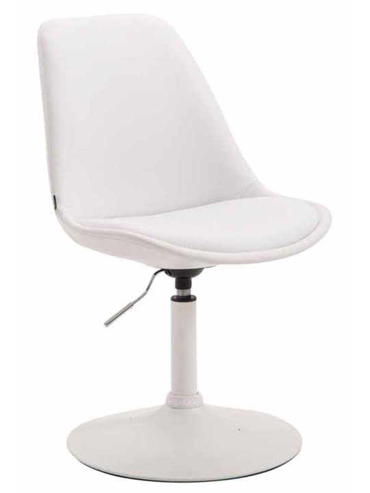 Set van 4 eetkamerstoelen Maverick W kunstleer, wit