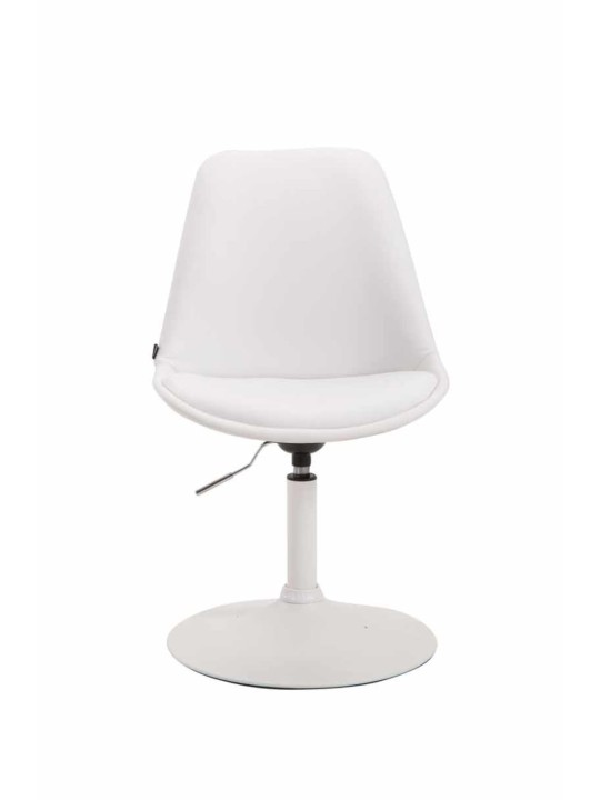 Set van 4 eetkamerstoelen Maverick W kunstleer, wit