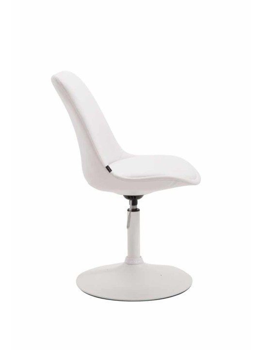 Set van 4 eetkamerstoelen Maverick W kunstleer, wit