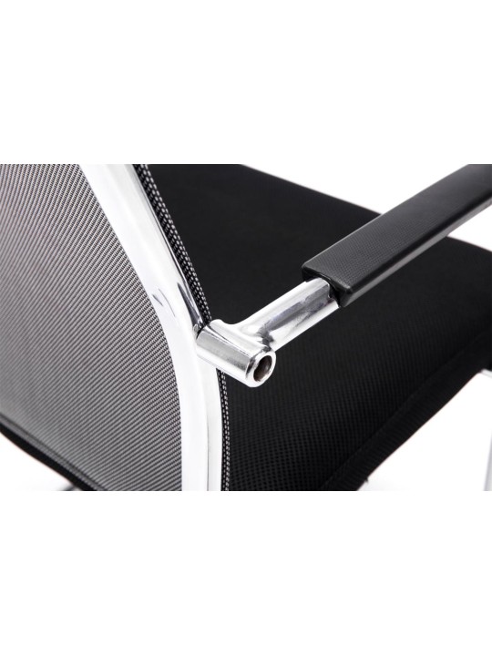 Set van 2 bezoekersstoelen Brenda, grijs