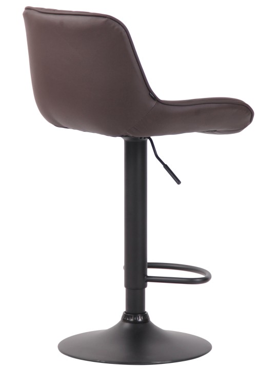 Set van 2 barkrukken Lentini kunstleer, bruin