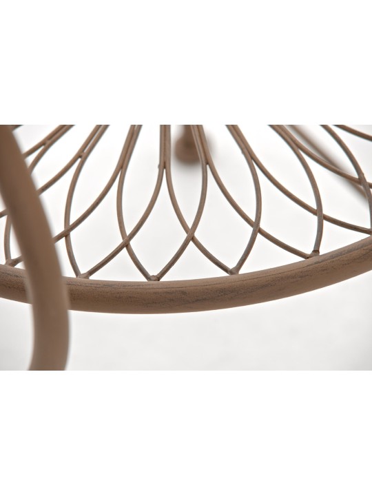 Set van 2 stoelen Sheela, antiek bruin