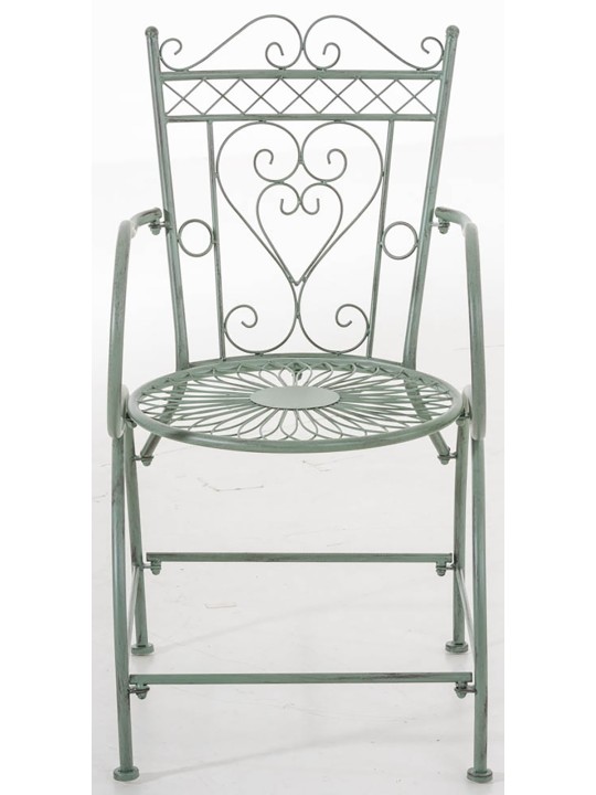 Set van 2 stoelen Sheela, antiek groen