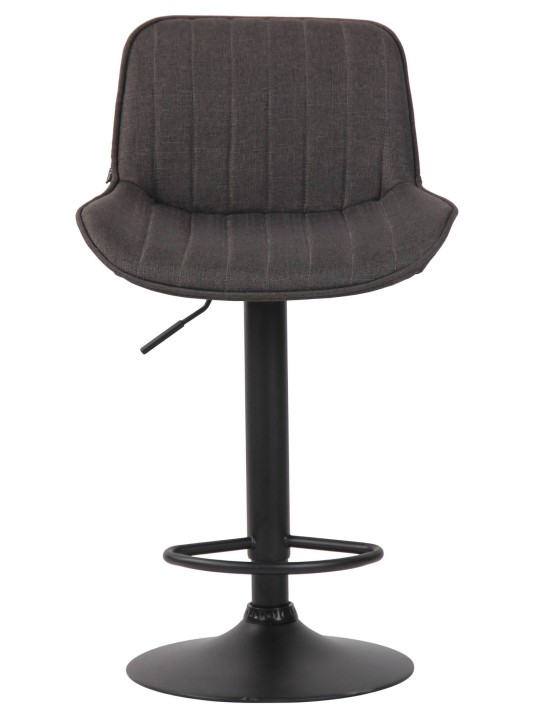 Set van 2 barkrukken Lentini stof, donkergrijs