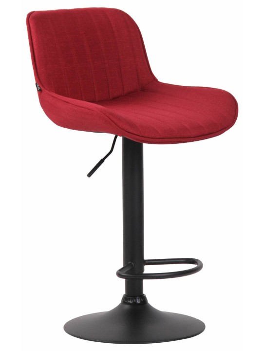 Set van 2 barkrukken Lentini stof, rood