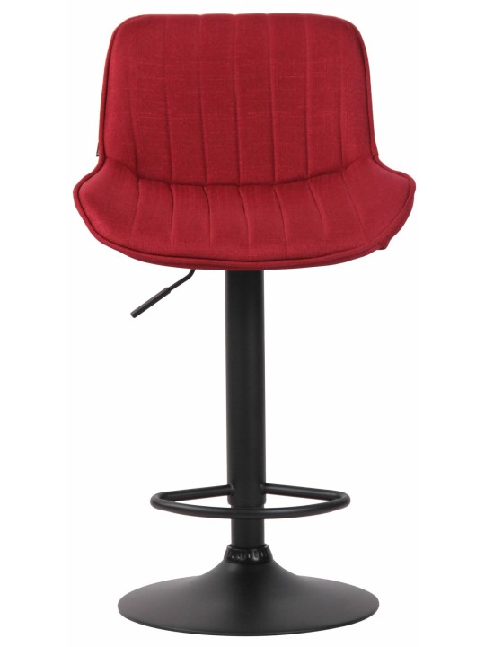 Set van 2 barkrukken Lentini stof, rood