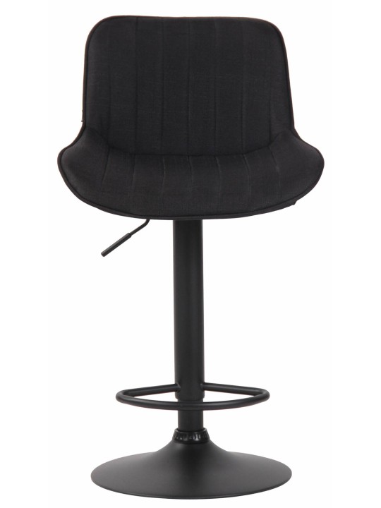 Set van 2 barkrukken Lentini stof, zwart