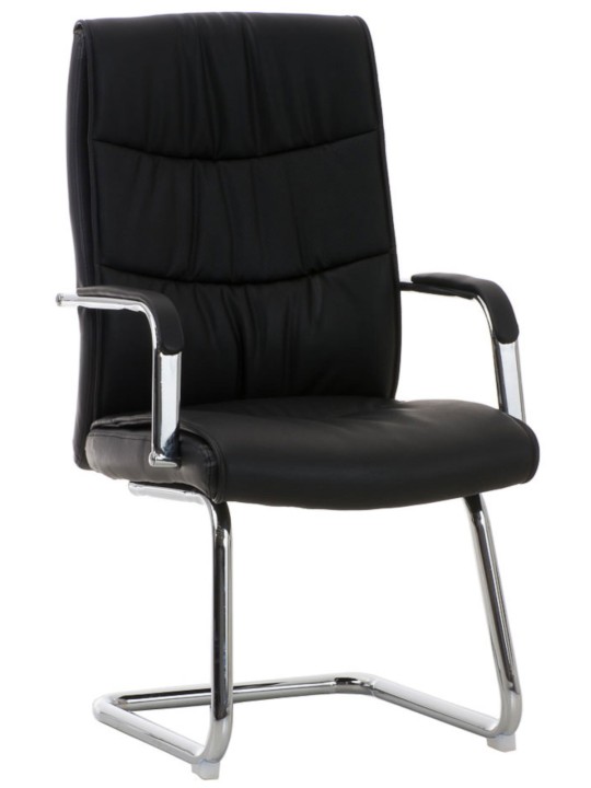 Set van 2 stoelen Caro, zwart