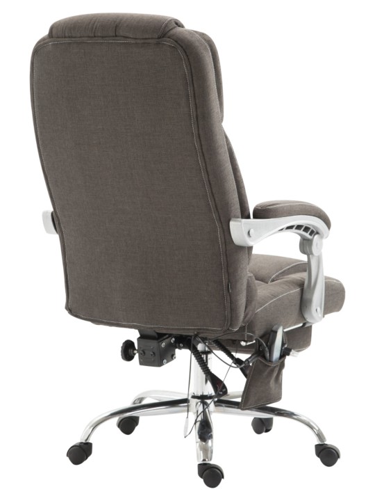 Bureaustoel Pacific stof met massagefunctie, donkergrijs