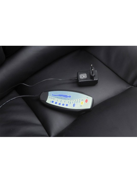 Pacific bureaustoel met massagefunctie, zwart