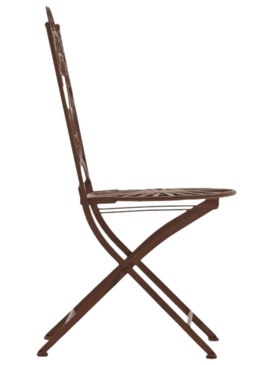 Set van 2 stoelen Indra, antiek bruin Set van 2 stoelen Indra, antiek bruin