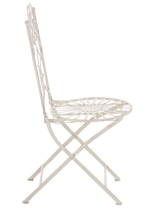 Set van 2 stoelen Indra, antiek crème