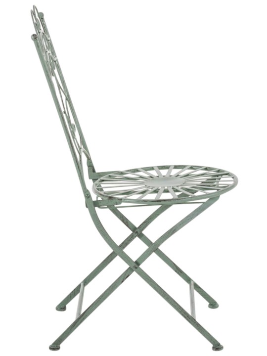 Set van 2 stoelen Indra, antiek groen