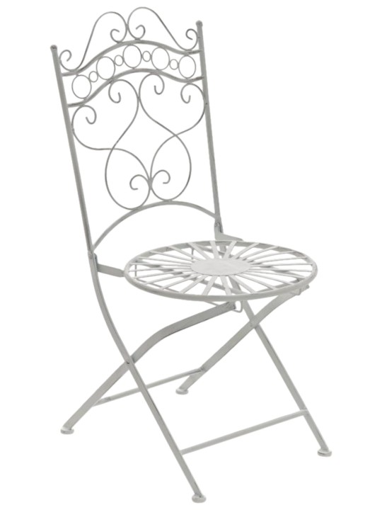 Set van 2 stoelen Indra, antiek wit Set van 2 stoelen Indra, antiek wit