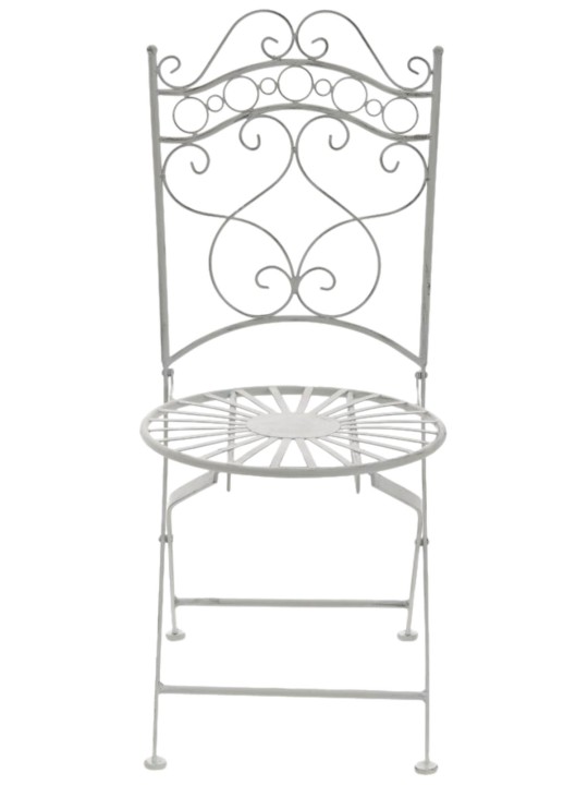 Set van 2 stoelen Indra, antiek wit Set van 2 stoelen Indra, antiek wit