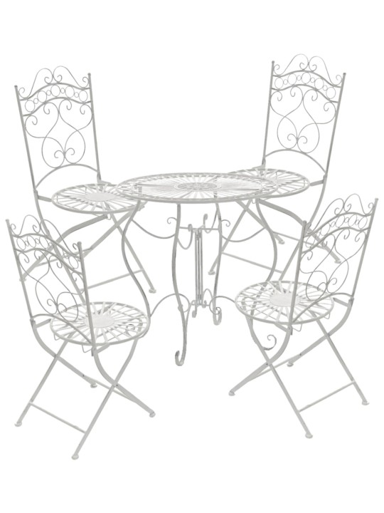 Set van 2 stoelen Indra, antiek wit Set van 2 stoelen Indra, antiek wit