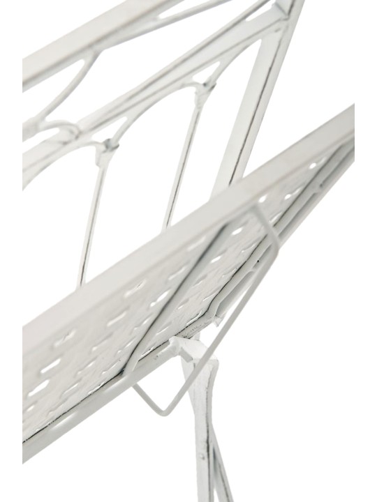 Set van 2 klapstoelen Asina, antiek wit