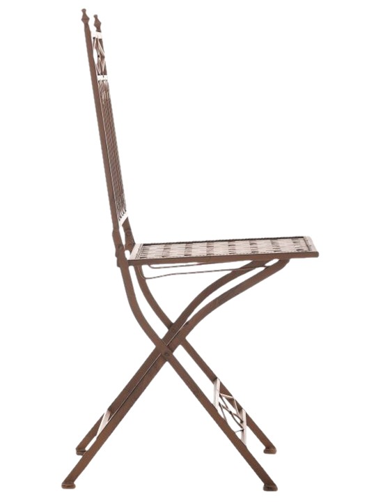 Set van 2 klapstoelen Asina, antiek bruin Set van 2 klapstoelen Asina, antiek bruin