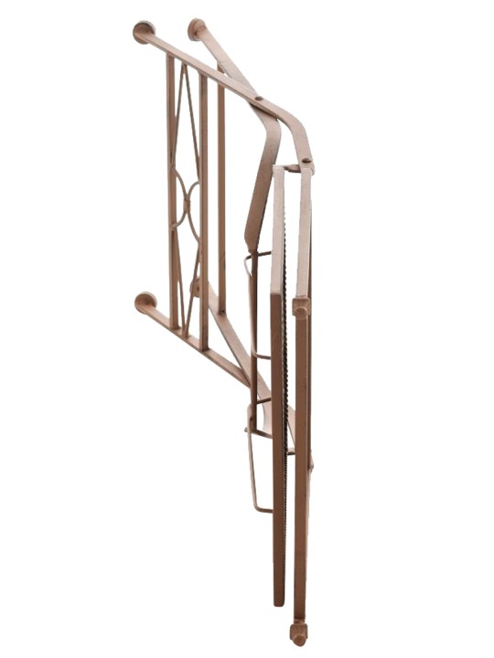 Set van 2 klapstoelen Asina, antiek bruin Set van 2 klapstoelen Asina, antiek bruin