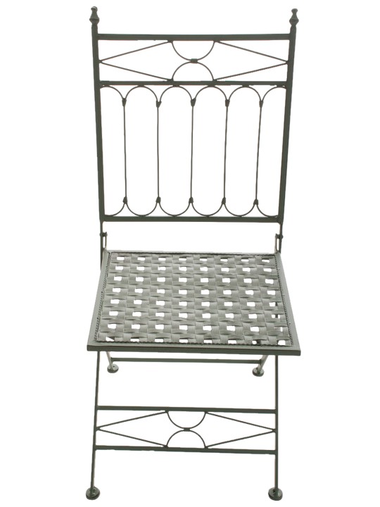 Set van 2 klapstoelen Asina, antiek groen