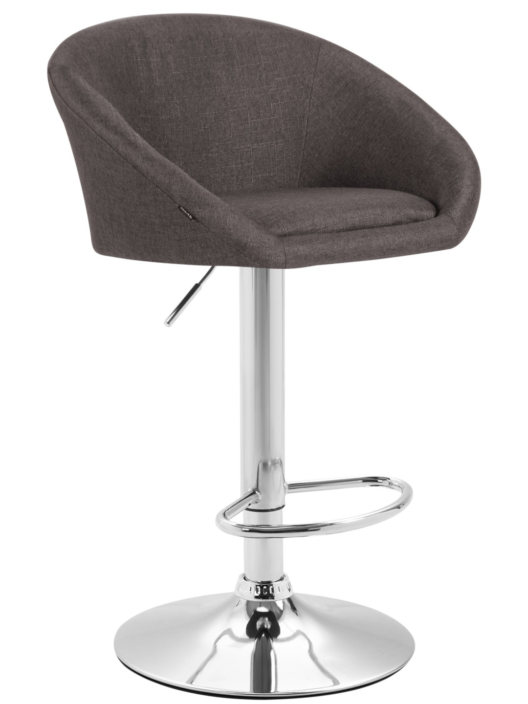 Barkruk Miami V2 stof C, donkergrijs