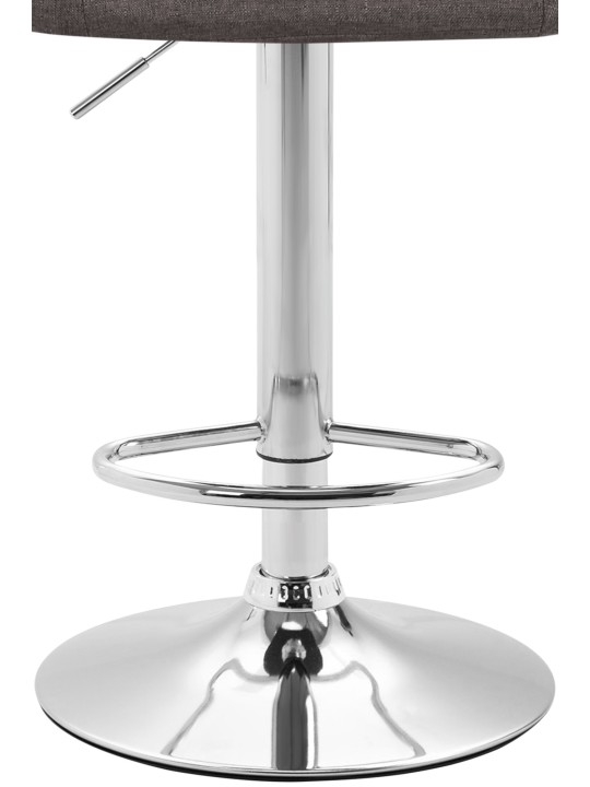 Barkruk Miami V2 stof C, donkergrijs