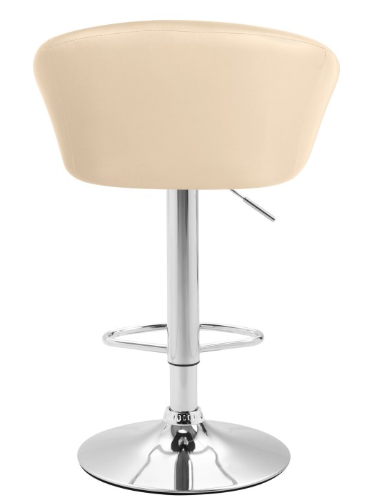 Set van 2 barkrukken Miami V2 kunstleer C, crème