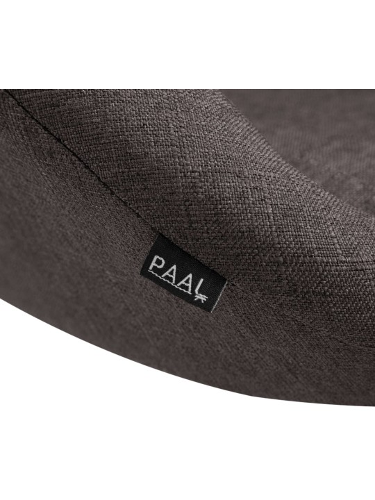 Set van 2 barkrukken Miami V2 stof chroom, donkergrijs