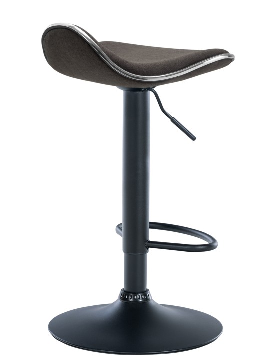 Barkruk Shanghai stof, donkergrijs