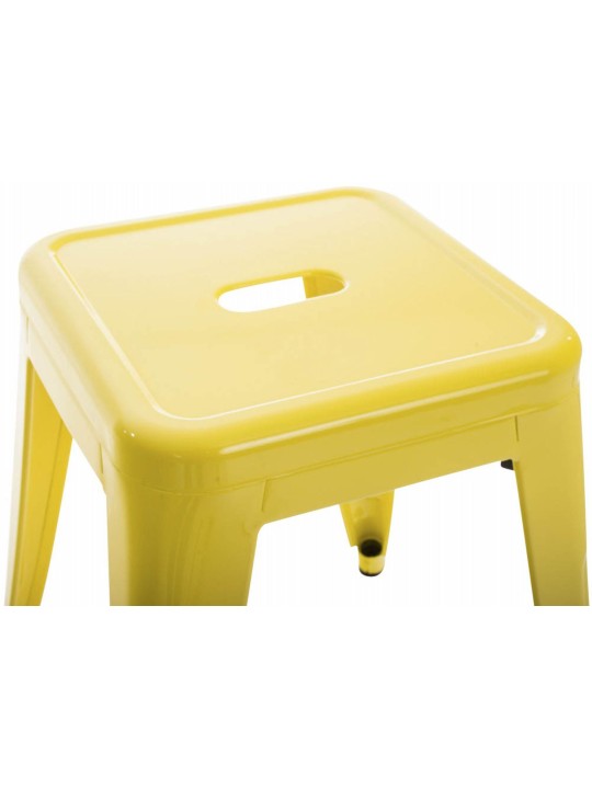 Set van 4 krukken Armin, geel