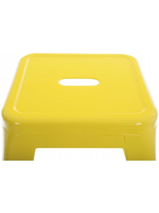 Set van 4 krukken Armin, geel