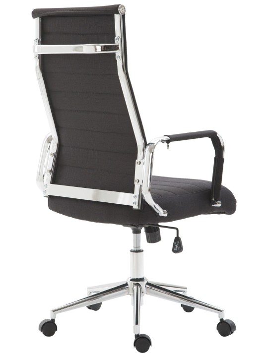 Bureaustoel Columbus stof, zwart