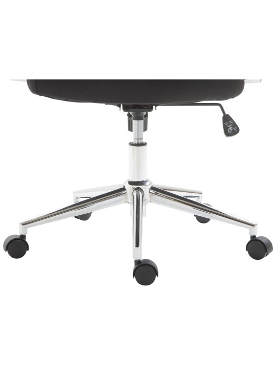 Bureaustoel Columbus stof, zwart