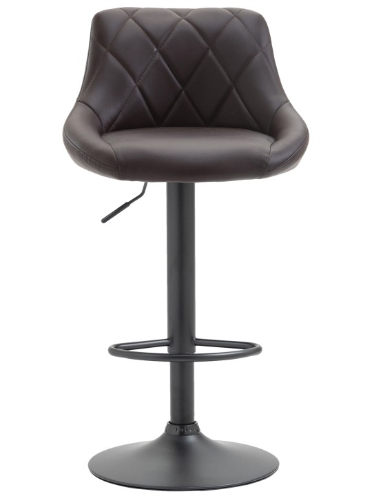 Barkruk Lazio kunstleer, bruin