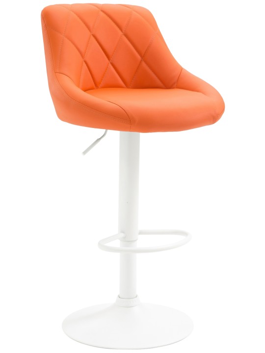 Barkruk Lazio kunstleer, oranje