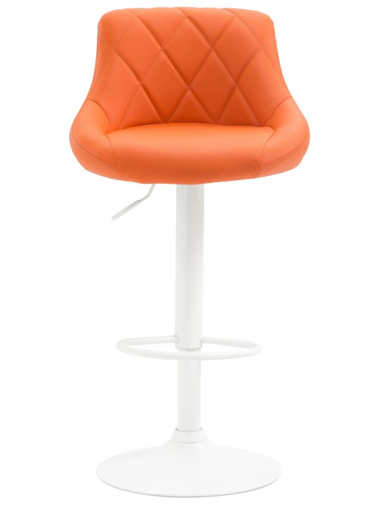 Barkruk Lazio kunstleer, oranje