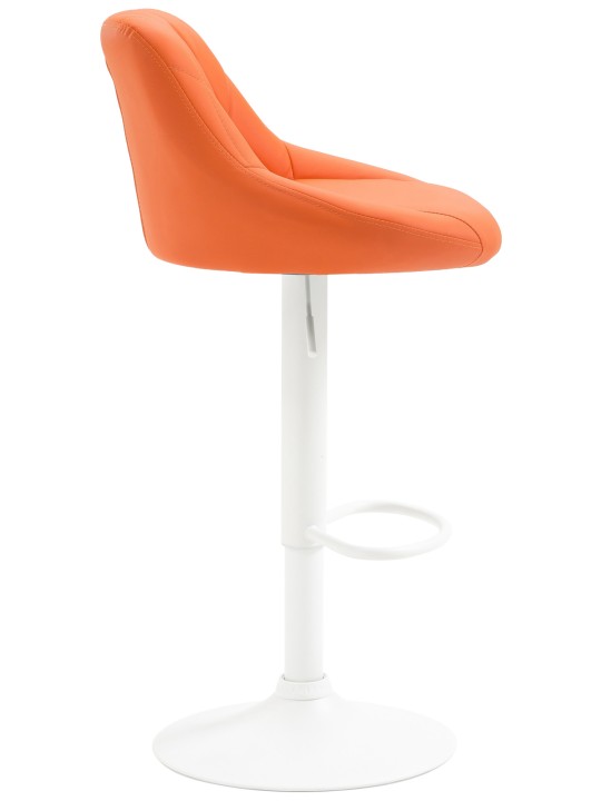 Barkruk Lazio kunstleer, oranje