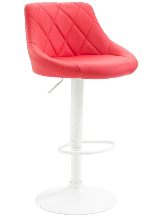 Barkruk Lazio kunstleer, rood