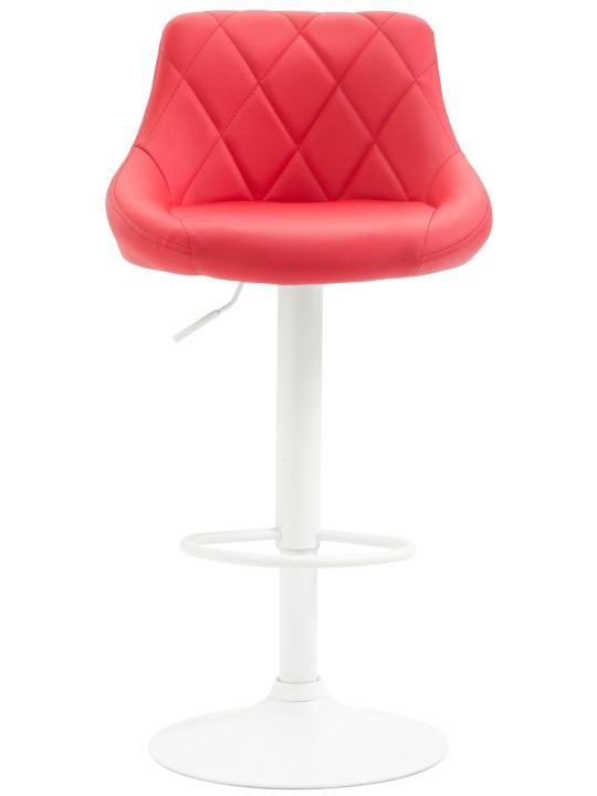 Barkruk Lazio kunstleer, rood