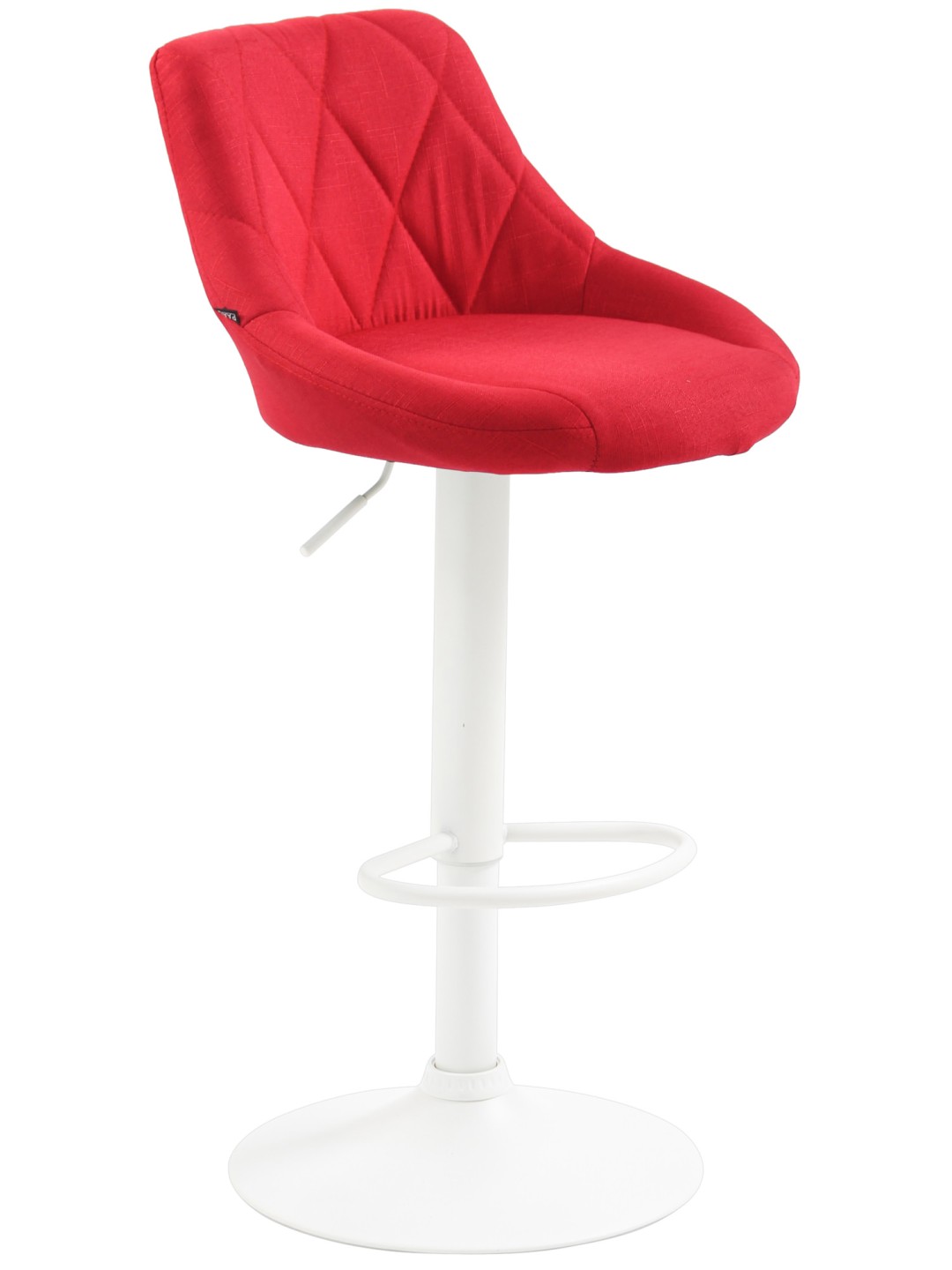 Barkruk Lazio stof, rood