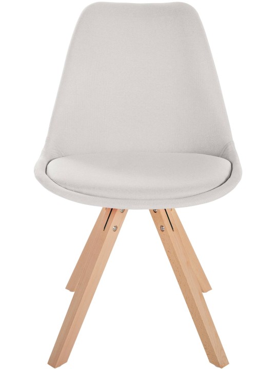 Stoel Sofia Stof Vierkant, crème Stoel Sofia Stof Vierkant, crème