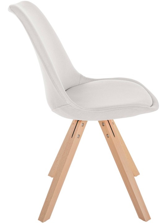 Stoel Sofia Stof Vierkant, crème Stoel Sofia Stof Vierkant, crème
