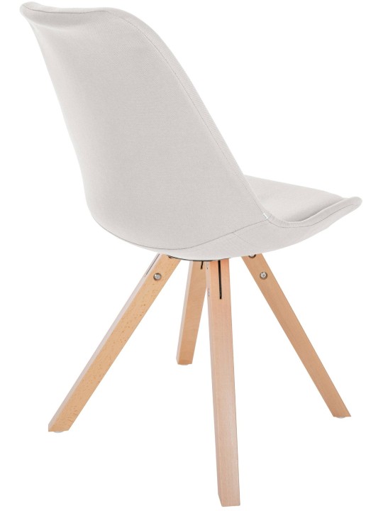 Stoel Sofia Stof Vierkant, crème Stoel Sofia Stof Vierkant, crème