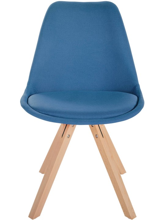 Stoel Sofia Stof Vierkant, blauw Stoel Sofia Stof Vierkant, blauw
