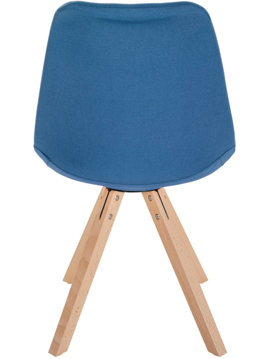 Stoel Sofia Stof Vierkant, blauw Stoel Sofia Stof Vierkant, blauw