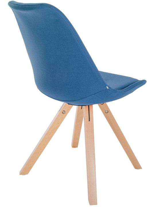 Stoel Sofia Stof Vierkant, blauw Stoel Sofia Stof Vierkant, blauw