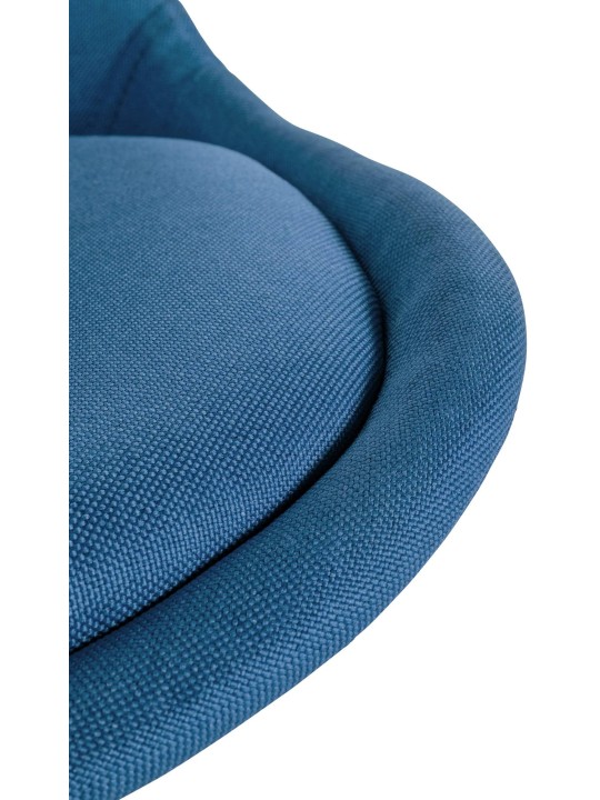 Stoel Sofia Stof Vierkant, blauw Stoel Sofia Stof Vierkant, blauw